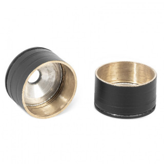 SOPORTE LATERAL PARA TUBO REDONDO NEGRO Ø12-Ø25