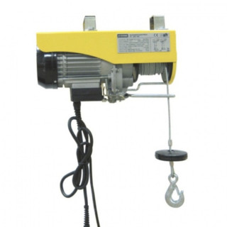 POLIPASTO ELÉCTRICO DE CABLE ELEVADOR AY. CAPACIDAD 200/400KG. POTENCIA 900W. TENSIÓN 230V. MANDO COLGANTE. DIÁMETRO 4MM