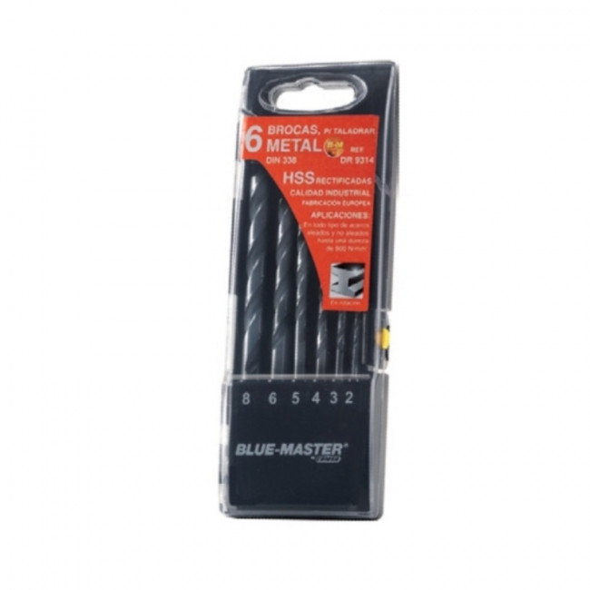 BROCA HSS RECTIFICADA. DIN 338. PARA METAL. HSS - BLUE MASTER