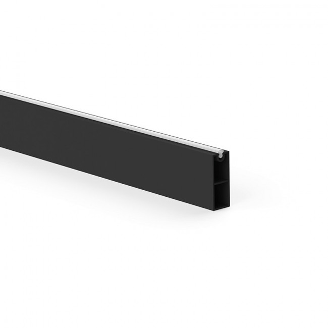 TUBO STOR ALUM.NEGRO RECTANGULAR 30-12 3M.