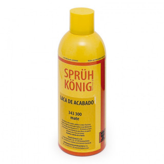 SPRAY LACA DE ACABADO MATE. AEROSOL. BARNIZ NITROCELULÓSICO. 400 ML. PARA INTERIORES - KONIG