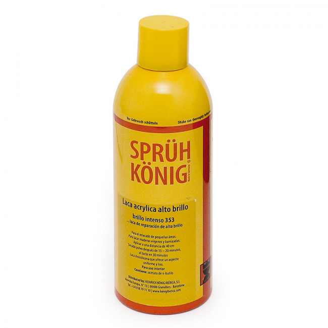 SPRAY LACA ACABADO SUPER ALTO BRI 400ml.