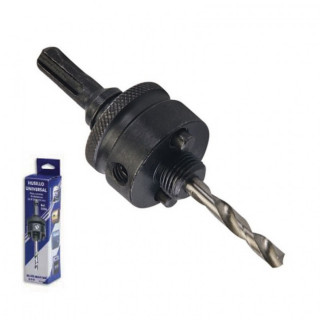 HUSILLO PARA CORONAS BIMETÁLICAS. SDS-PLUS. METAL. NEGRO. DIÁMETRO 14-30 - BLUE MASTER