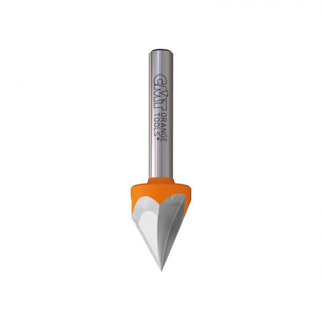 FRESA PARA RANURAR MADERA 95800111. ÁNGULO 60°. DIÁMETRO 12,7MM. VÁSTAGO M-8 - CMT