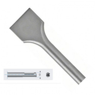 CINCEL ANCHO. SDS-PLUS. ACERO GRIS. 40X250MM