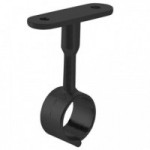 SOPORTE TUBO REDONDO Ø20 CENTRAL NEGRO PARA PERCHERO Y ARMARIO BASIC