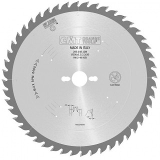 SIERRA CIRCULAR CMT 250-30-3. METAL DURO (WIDIA). ALTERNO. DIÁMETRO 250MM. CORTE TRANSVERSAL. DIÁMETRO INTERIOR 30MM