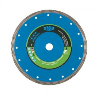 DISCO DIAMANTADO PARA GRES PORCELÁNICO 230 - TYROLIT