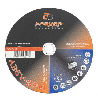DISCO DE CORTAR INOXIDABLE 230 X 1,9 X 22,23 MM - TYROLIT