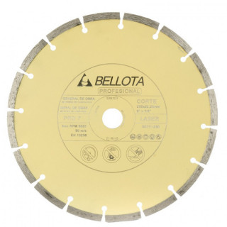 DISCO DE DIAMANTE SEGMENTADO PARA CORTE EN SECO DE OBRA 230 MM
