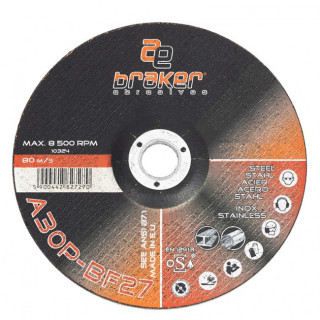 DISCO REPASAR INOXIDABLE BRAKER 230-6,5-22 ACERO/INOX