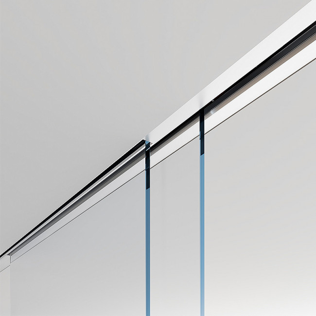 CARCASA FALSO TECHO ROLLGLASS+ 50/100 3M  ALUMINIO NATURAL.
