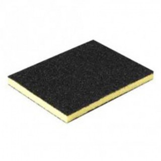 ESPONJA LIJA DOBLE CARA. P100. RECTANGULAR. ESPUMA O GOMA EXPANDIDA. 120X98X13MM