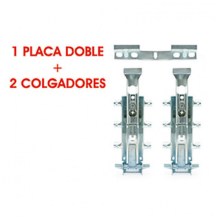 COLGADOR OCULTO REGULABLE SPIDER. ACERO Y ZAMAK. ZINCADO. CAPACIDAD 130KG - ITALIANA FERRAMENTA