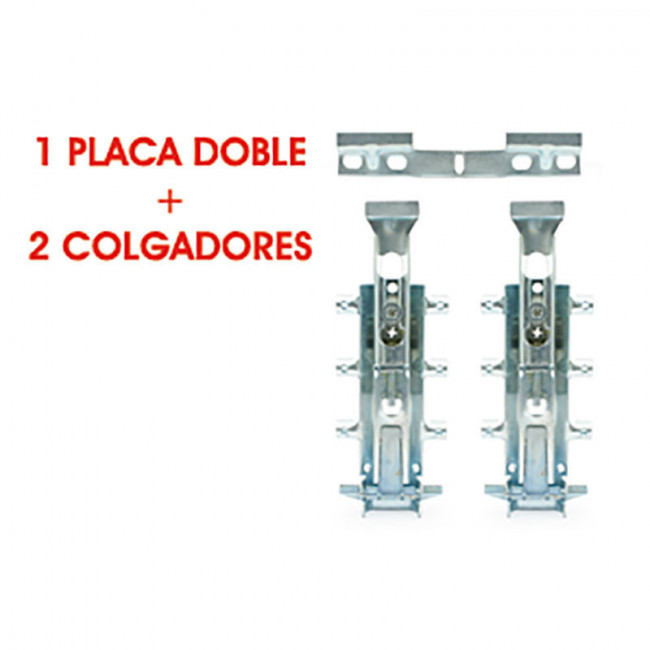 COLGADOR OCULTO REGULABLE SPIDER. ACERO Y ZAMAK. ZINCADO. CAPACIDAD 130KG - ITALIANA FERRAMENTA