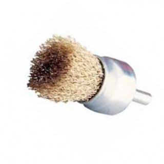 CEPILLO ABRASIVO. FILAMENTOS DE NYLON. CUERPO METÁLICO. DIÁMETRO 26MM. VÁSTAGO DE INSERCIÓN. HERRAMIENTA ROTATIVA