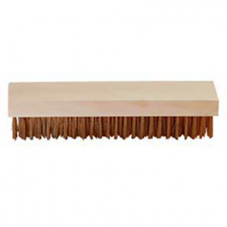 CEPILLO MANUAL. FILAMENTOS DE ALAMBRE. BASE PLÁSTICA. RECTANGULAR ALARGADO