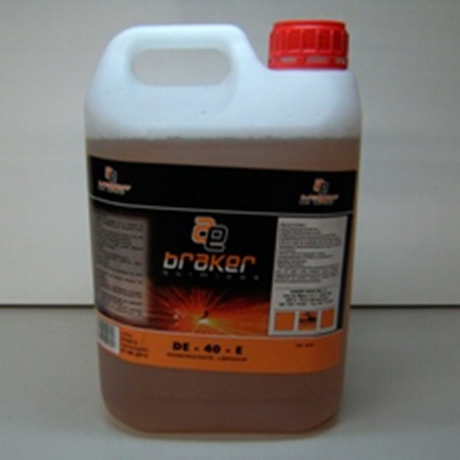 DESINCRUSTANTE LIMPIADOR DE-40 E. LÍQUIDO. PROFESIONAL. ÁMBAR