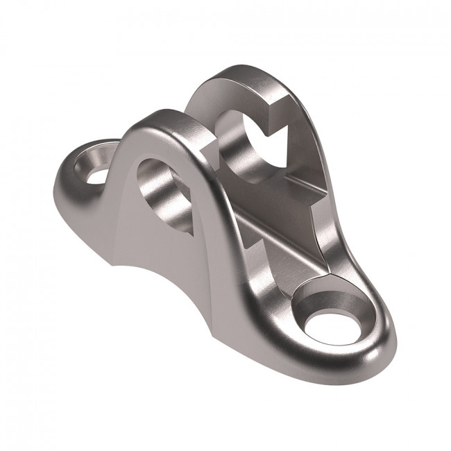 SOPORTE DE FIJACIÓN PARA PUERTA KRABY. METAL. NIQUELADO - ITALIANA FERRAMENTA