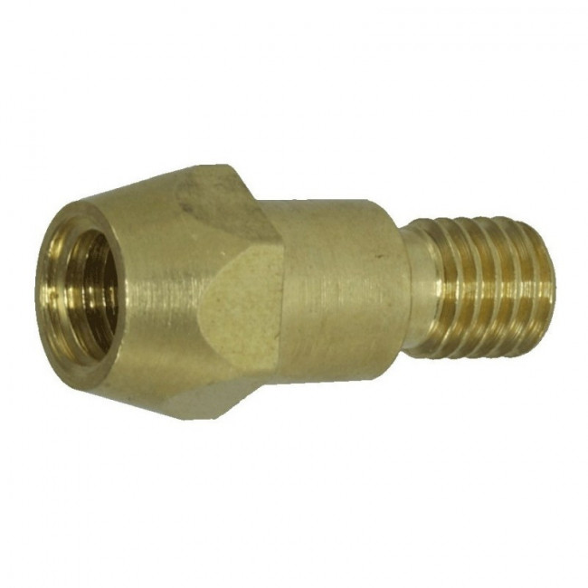 PORTATUBO ROSCADO DE LATÓN M6X28 MM