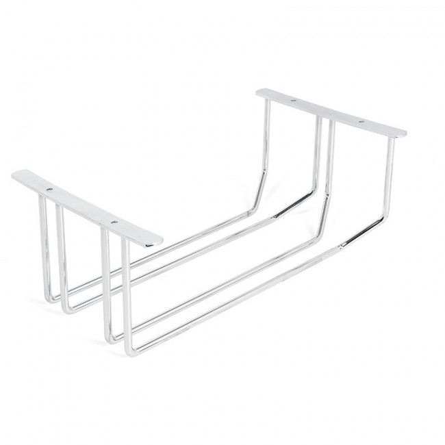 SOPORTE COPAS DOBLE SOCOPA CROMADO  182X279Xh.112
