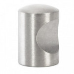 POMO CILÍNDRICO. ACERO INOXIDABLE. INOX MATE. DIÁMETRO 20MM. TALADRO ROSCADO AXIAL. ALTURA 28MM