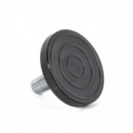 PIE NIV. TOFO Ø35 M8X15 H27 NEGRO CON RÓTULA  C/HUELLA ALLEN EN EL ESPARRAGO. PIE NIV. TOFO Ø35 M8X15 H27 NEGRO CON RÓTULA  C/HUELLA ALLEN EN EL ESPARRAGO.