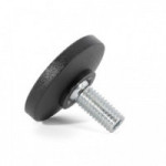 PIE NIV. TOFO Ø35 M8X15 H27 NEGRO CON RÓTULA  C/HUELLA ALLEN EN EL ESPARRAGO. PIE NIV. TOFO Ø35 M8X15 H27 NEGRO CON RÓTULA  C/HUELLA ALLEN EN EL ESPARRAGO.