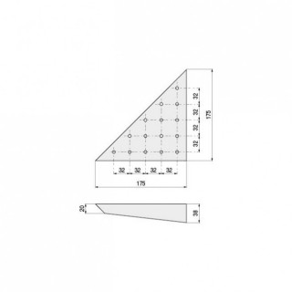 PATA PLASTICO PLATFORM GRIS 2