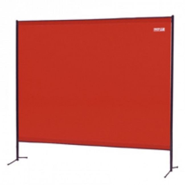 MAMPARA P/SOLDADURA ROJO CE 2000X1870 CORTINA+ESTRUCTURA METALICA