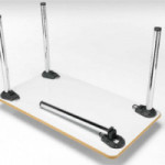 PATA PLEGABLE A710 Ø50 CROMADA ART.253R