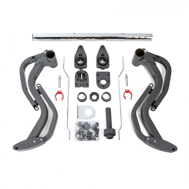 SISTEMA RINCONERO FLYMOON 3.0. PLÁSTICO Y METAL. PUERTA 400-600 MM. CARGA NOMINAL 40KG. REVERSIBLE. ALTURA 655-705 MM -