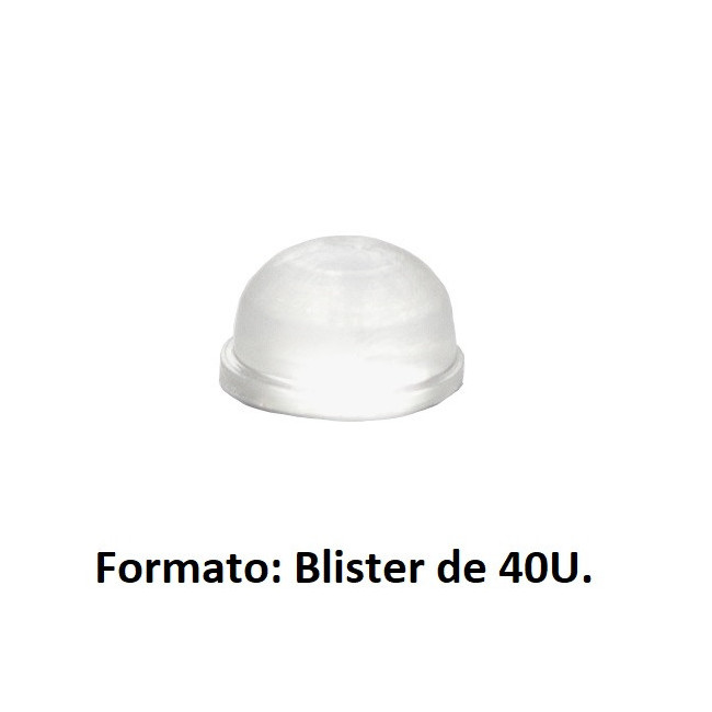 LÁGRIMA ADHESIVA. GOMA EVA. TRANSPARENTE. ANTIDESLIZANTE. 40 UNIDADES