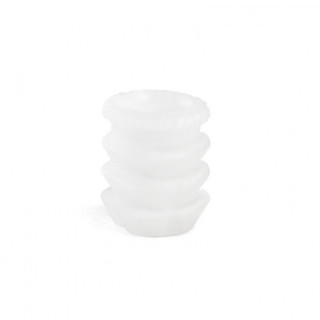 TUERCA NYLON BLANCO COTO M6 D11X13 PARA TALADRO 10mm. SIN RANURA EN LA CABEZA. 2