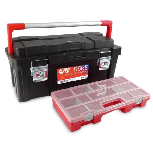 CAJA HERRAM.C/ESTUCHE TAYG MOD.650-E 650x300x295mm REF.173004