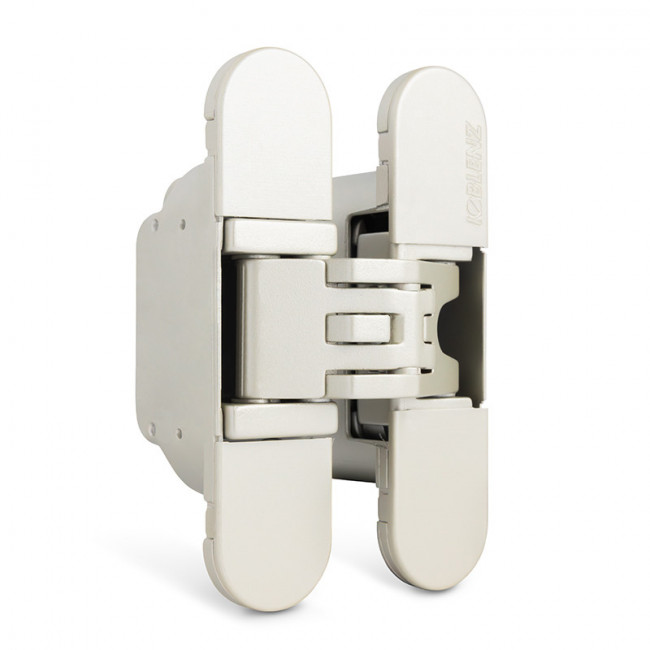 BISAGRA INVISIBLE KUBICA K6200 NIQUEL SATINADO   REGULACION 3D. 45Kgs/2 BIS. 95X60mm.