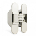 BISAGRA INVISIBLE KUBICA K6200 NIQUEL SATINADO   REGULACION 3D. 45Kgs/2 BIS. 95X60mm.