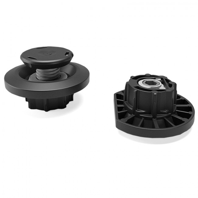 PIE NIVELADOR INTEGRATO TECH Z NEGRO  CARGA MAX REGULABLE +10mm.