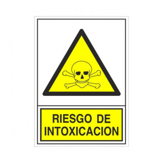 SEÑAL 309 PLAST.490x345 RIESGO INTOX." RIESGO DE INTOXICACION" 2