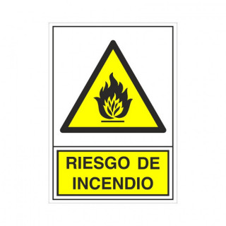 SEÑAL 319 PLAST.345x245RIESGO INCENDIO" 2