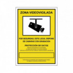 SEÑAL 839 PLAST.297x210"Z/VIDEOVIGILADA" ZONA VIDEOVIGILADA