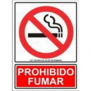 SEÑAL 2100 PLAST.297x210"PROHIBID.FUMAR" HOMOLAGADA A NUEVA LEY