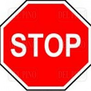 SEÑAL OCTOGONAL STOP. ROJA