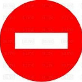 SEÑAL DE PROHIBICIÓN R-101. CIRCULAR. ACCESO PROHIBIDO. ROJO