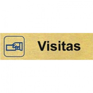 PLACA DE SEÑALIZACIÓN. ALUMINIO. ROTULACIÓN VISITAS