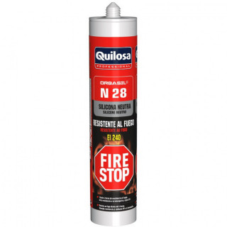 SILICONA NEUTRA RF-240 FIRE-STOP 300ml ANTIFUEGO GRIS PERLA