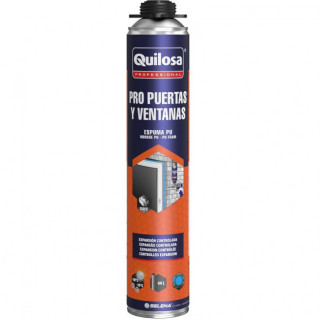 ESPUMA DE POLIURETANO EN AEROSOL. MONTAJE Y SELLADO. PUERTAS Y VENTANAS. EXPANSIÓN CONTROLADA. 750CC - QUILOSA