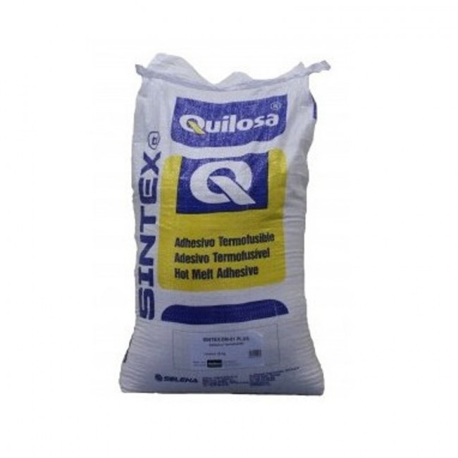 ADHESIVO TERMOFUSIBLE SINTEX DM-81 PLUS. COPOLÍMEROS EVA. CANTEADO. SACOS DE 25 KG - QUILOSA