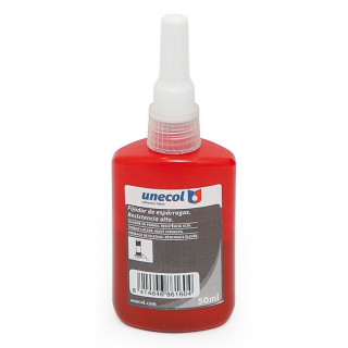 FIJADOR DE ROSCA. ADHESIVO ANAERÓBICO. 50 ML. ALTA RESISTENCIA. DIÁMETRO MÁXIMO M20