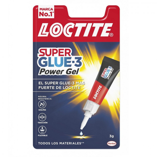 ADHESIVO SUPER GLUE-3 POWER GEL 3g